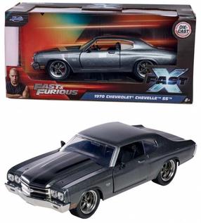  Mänguauto Jada Toys Fast & Furious 1970 Chevrolet Chevelle SS, 1:24, hõbe v.