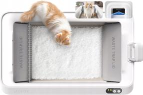 Automatinis kačių tualetas Petkit Purobot Crystal Duo T7-W1 -EU, balta sp., atviras, 50.7 cm x 81.79 cm x 33.38 cm