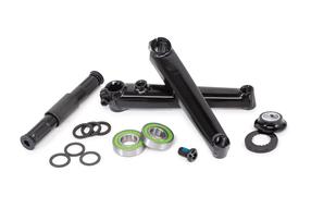 Dviračių atsarginė dalis Salt REVO CRANKS W/ MID BB - black - 165mm, cromo, juoda sp.
