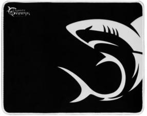 Коврик для мыши White Shark, 25 см x 32 см x 0.3 см, черный цв.