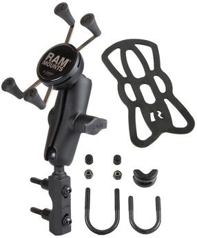 Telefona turētājs motocikliem RAM Mounts X-GRIP, melna krās.