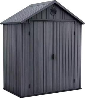 Sodo sandėliukas Keter 6x4, 190 cm x 121 cm x 221 cm, pilka sp.