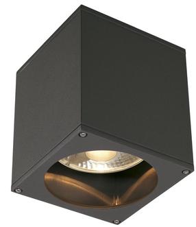 Lubinis lauko šviestuvas SLV Big Theo, 75W, GU10, IP44, antracito sp., 13 cm x 15 cm