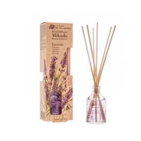 Namų kvapas, kvapiosios lazdelės La Casa De Los Aromas Mikado Botanical Essence Lavender, 50 ml Skaidri sp.