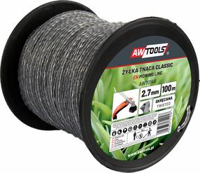 Шпуля для газонокосилки AWTools AW70149, 100 м x 3 мм