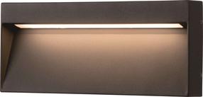 Sieninis lauko šviestuvas AZzardo Casoria Slim, 6W, LED, IP54, tamsiai pilka sp./grafito sp., 20 cm x 3.5 cm