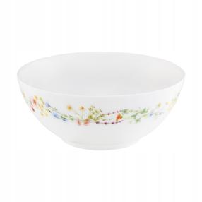 Salātu trauks Ambition Bloom, 1500 ml, Ø 20 cm, balta krās./daudzkrāsaina, stikls