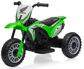 Bērnu elektriskais motocikls Milly Mally Honda CRF 450R, zaļa krās.
