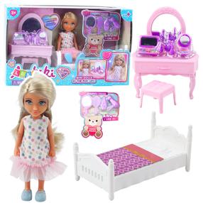 Lėlė su priedais Lean Toys Ankiki Happy Time, 13 cm, įvairių spalvų