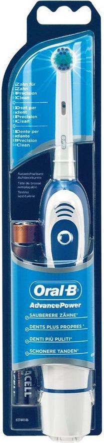 Elektrinis dantų šepetėlis Braun Oral-B Advance Power, mėlyna sp./balta sp.