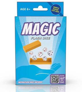 Magijos triukų rinkinys Magic Flash Dice, balta sp.