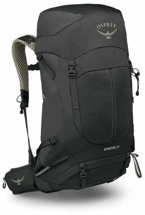 Tūristu mugursoma Osprey Stratos 36 O/S, melna krās., 36 l