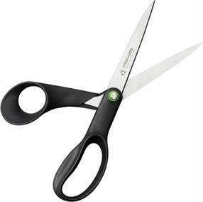 Käärid Fiskars ReNew, tavalised, hõbe v./must v.