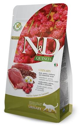 Sausas kačių maistas Farmina N&D Quinoa Urinary Duck, antiena, 5 kg