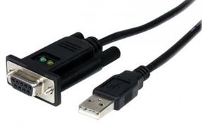 Kabelis StarTech ICUSB232FTN VGA, USB 2.0 A male, 1.8 m, juoda sp.