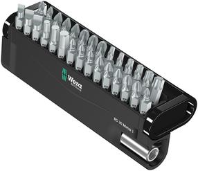 Antgalių rinkinys Wera Bit-Check Set, 25 mm, 1/4"