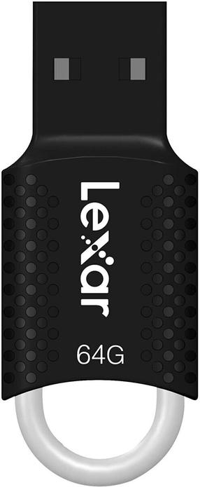 USB atmintinė Lexar V40, juoda sp., 64 GB