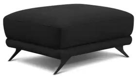 Pufas Megis Velvetmat 10, juoda sp., 68 cm x 82 cm x 42 cm