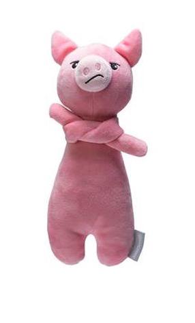 Žaislas šuniui, pliušinis Beeztees Grumpy Knor, 31 cm, rožinė sp.