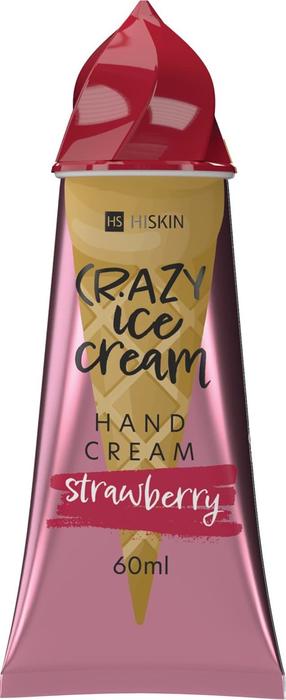 Kätekreem HiSkin Crazy Ice Cream Strawberry, 60 ml