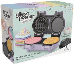 Vahvliküpsetaja Giles & Posner Double Snack &t Waffle Maker EK5923GSPPVDE