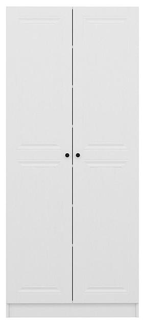 Prieškambario spinta Kalune Design Noah 8242, balta sp., 35 cm x 90 cm x 210 cm