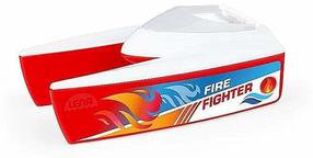 Игрушечная лодка Lena Boaties Fire Fighter 04714, белый цв./красный цв.