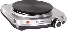 Mini plītis elektriskā Sencor SCP 1506SS, 1500 W, sudraba krās./melna krās.