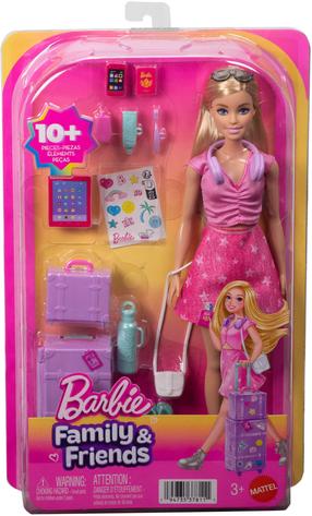 Lėlė su priedais Mattel Barbie Family & Friends Malibu JMJ47, 30 cm, įvairių spalvų