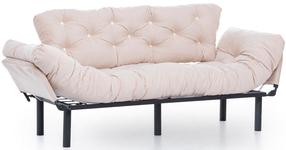 Sofa-lova Hanah Home Nitta Triple 859FTN1360, kreminė sp., 49 x 227 cm x 75 cm