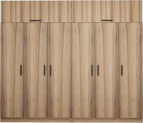 Riidekapp Kalune Design Kale 7711, pruun v., 270 cm x 52 cm x 255 cm