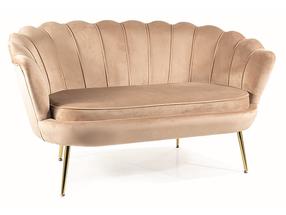 Sofa Camellia 2, smėlio sp., 135 x 76 cm x 77 cm