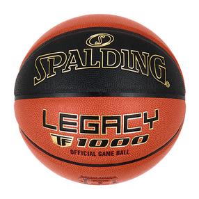 Korvpalli pall Spalding LKL TF1000™ LEGACY, 7 suurus, must v./oranž v.