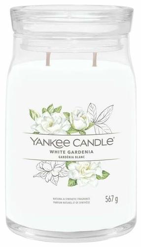 Žvakė, aromatinė Yankee Candle Signature White Gardenia, 60 - 90 h, balta sp.