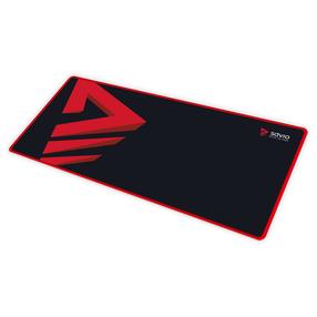 Pelės kilimėlis Savio Turbo Dynamic XXL, 100 cm x 50 cm x 0.3 cm, juoda sp./raudona sp.
