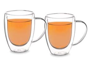  Dvigubo stiklo puodelių rinkinys Domoletti, skaidri sp., 0.35 l