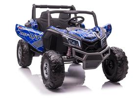 Детский электрический квадрицикл Lean Toys Buggy UTV-MX, синий цв.