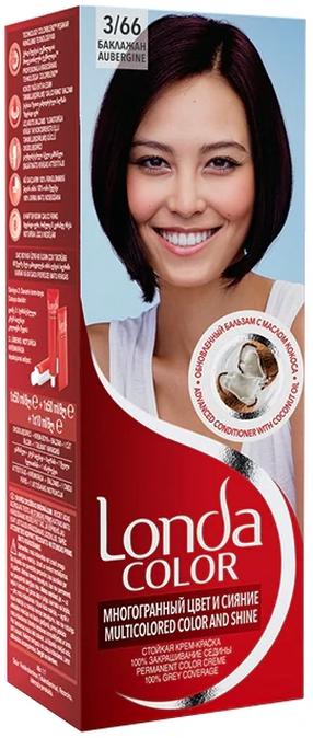 Juuksevärv Londa Color, aubergine v., 3/66, 110 ml