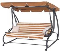 Lauko sūpynės Springos Garden Swings GS0017, ruda sp., 130 cm x 230 cm x 162 cm