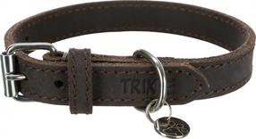 Antkaklis šunims Trixie Rustic, ruda sp., 270 - 340 mm x 18 mm, XS-S