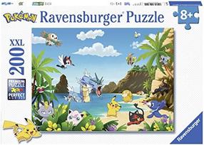 Dėlionė Ravensburger Pokemon 12840, 36 cm x 49 cm, 200 vnt., įvairių spalvų