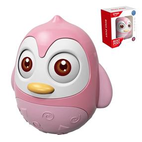 Развивающая игра, сова Huanger Roly Poly, 13 см, розовый цв.
