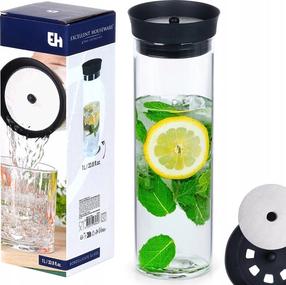 Кувшин Excellent Houseware 95037, стекло, 1 л