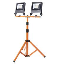 Statybinis prožektorius su stovu, pastatomas Osram 4099854572258, 100 W, 10000 lm, 4000 °K, IP65, pilka sp.
