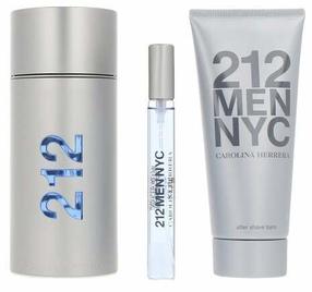 Dāvanu komplekts vīriešiem Carolina Herrera 212 Men NYC, 3 gab.