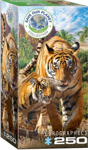 Пазл Eurographics Save Our Planet Tigers 8251-5559, 48.2 см x 33 см, 250 шт., многоцветный