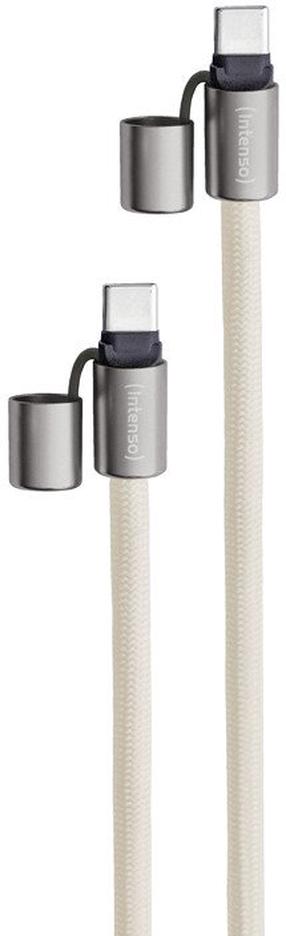 Laidas Intenso USB Type-C Male (vyriška), USB Type-C Male (vyriška), 1.65 m, smėlio sp.