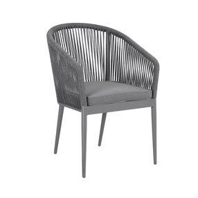 Lauko kėdė Home4you Ecco, pilka sp., 65 cm x 57 cm x 81 cm