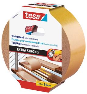 Клейкая полоска Tesa, двусторонняя, 25 м x 50 мм
