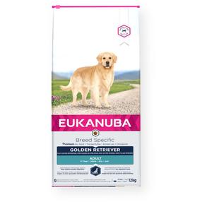 Sausas šunų maistas Eukanuba Breed Specific Golden Retriever, vištiena, 12 kg